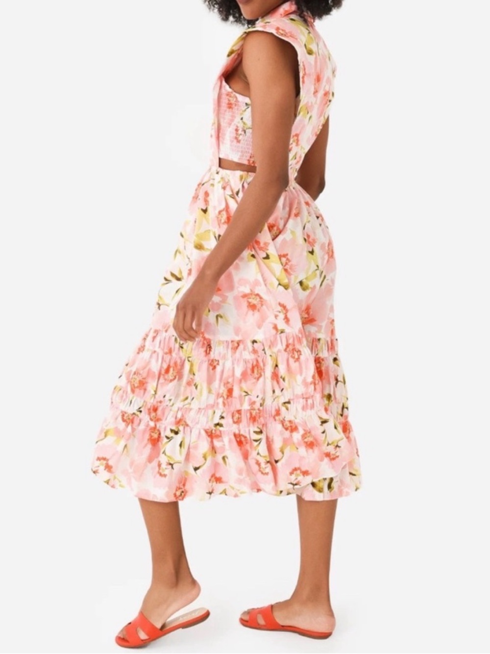 Misa Nicole Dress by Marija Krsikapa Pink Floral Sleeveless Maxi Dress - Picture 8 of 16